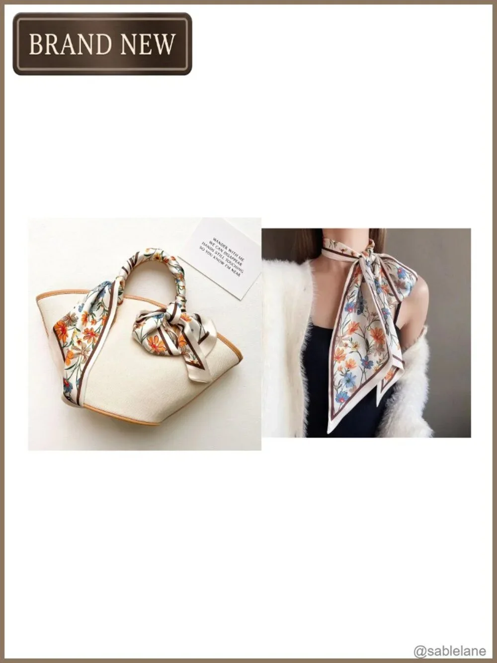Silk Feeling Satin Head Scarf Women Fashion Square Long Scarves + Gifts
